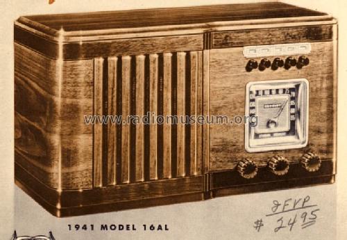 16 AL ; Crosley Radio Corp.; (ID = 254797) Radio