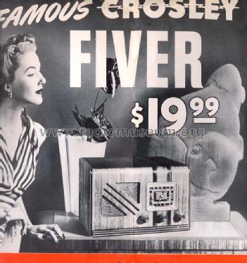 Fiver 20AP; Crosley Radio Corp.; (ID = 1365772) Radio