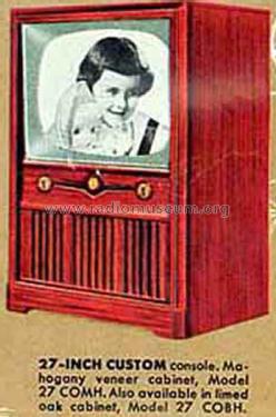 27 COMH ; Crosley Radio Corp.; (ID = 1832708) Fernseh-E