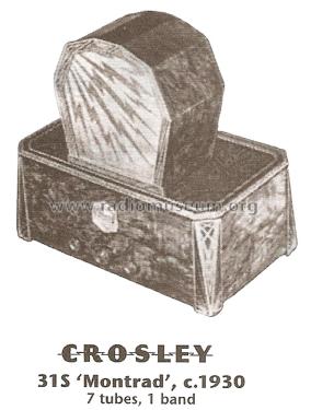 31S Montrad Ch= 63; Crosley Radio Corp.; (ID = 1821362) Radio