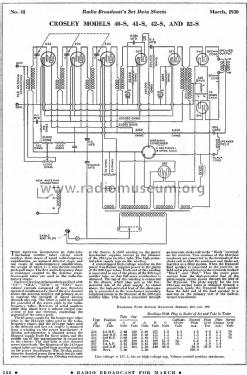 42S; Crosley Radio Corp.; (ID = 1351531) Radio