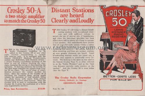 50 ; Crosley Radio Corp.; (ID = 2407317) Radio