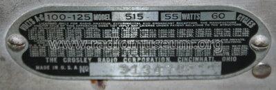 515 Fiver; Crosley Radio Corp.; (ID = 808920) Radio