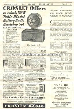 53-F Pal Ch= 53; Crosley Radio Corp.; (ID = 1172466) Radio