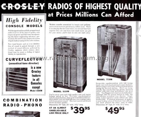 5539M Ch= 5539; Crosley Radio Corp.; (ID = 1360270) Radio