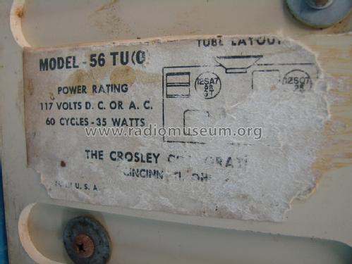 56TU-0 ; Crosley Radio Corp.; (ID = 1420410) Radio