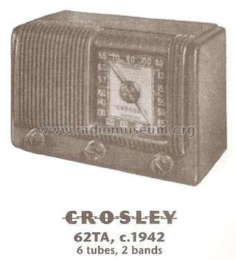 62TA Ch= 37; Crosley Radio Corp.; (ID = 1821843) Radio