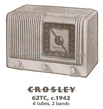 62TC Ch= 37; Crosley Radio Corp.; (ID = 1821377) Radio