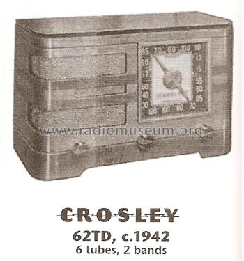 62TD Ch= 37; Crosley Radio Corp.; (ID = 1821378) Radio