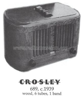689 ; Crosley Radio Corp.; (ID = 1404809) Radio
