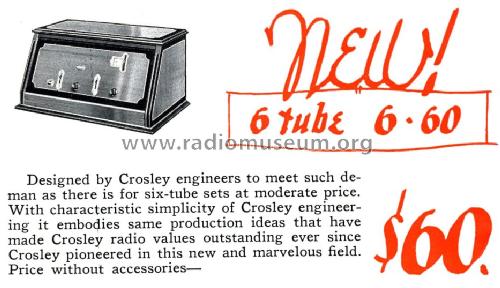 6-60; Crosley Radio Corp.; (ID = 1322254) Radio