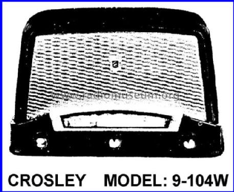 9-104W ; Crosley Radio Corp.; (ID = 93302) Radio