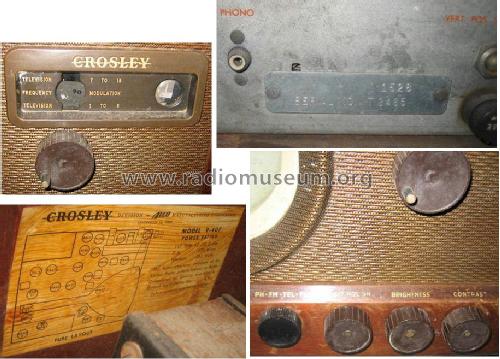 9-407 ; Crosley Radio Corp.; (ID = 694460) Fernseh-R