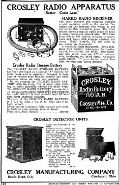 Audion Det ; Crosley Radio Corp.; (ID = 1170249) mod-pre26