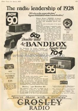 Bandbox Jr. 401; Crosley Radio Corp.; (ID = 1166703) Radio