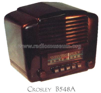 Battery Fiver B-548-A Ch= 548; Crosley Radio Corp.; (ID = 1462454) Radio