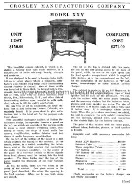 Circa Dec. 1922 Crosley Catalog ; Crosley Radio Corp.; (ID = 1173699) Paper