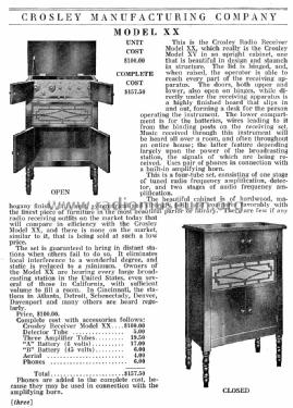 Circa Dec. 1922 Crosley Catalog ; Crosley Radio Corp.; (ID = 1173700) Paper