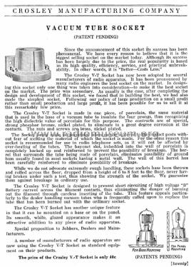Circa Dec. 1922 Crosley Catalog ; Crosley Radio Corp.; (ID = 1173722) Paper