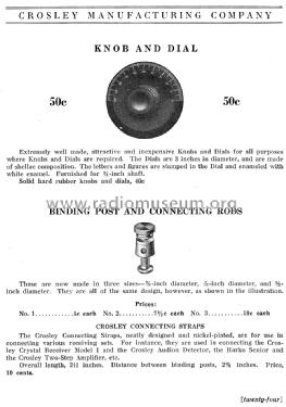 Circa Dec. 1922 Crosley Catalog ; Crosley Radio Corp.; (ID = 1173729) Paper