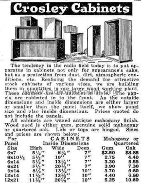 Crosley Cabinets ; Crosley Radio Corp.; (ID = 1153540) Cabinet