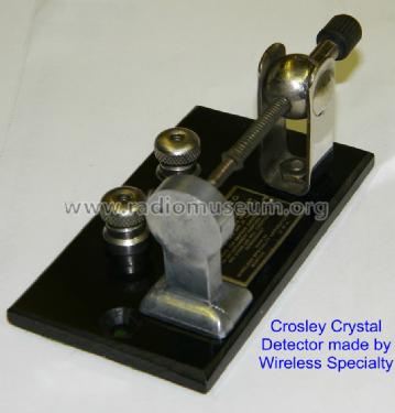 Crystal Detector Stand Wireless Specialty App.Co; Crosley Radio Corp.; (ID = 840402) Bauteil