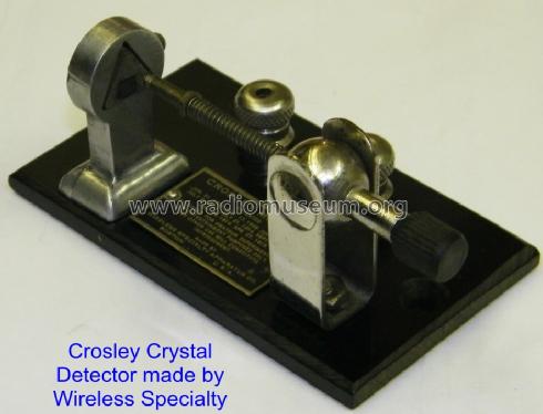 Crystal Detector Stand Wireless Specialty App.Co; Crosley Radio Corp.; (ID = 840403) Bauteil