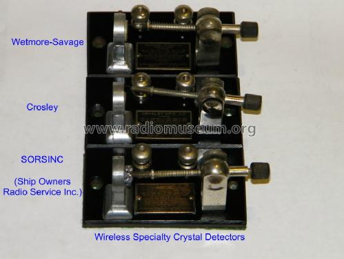Crystal Detector Stand Wireless Specialty App.Co; Crosley Radio Corp.; (ID = 886331) Radio part