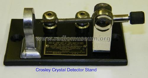 Crystal Detector Stand Wireless Specialty App.Co; Crosley Radio Corp.; (ID = 1204960) Radio part