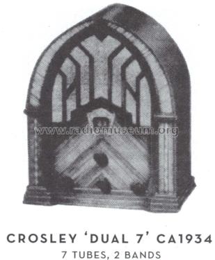 Dual Seven Ch= 168; Crosley Radio Corp.; (ID = 1596322) Radio