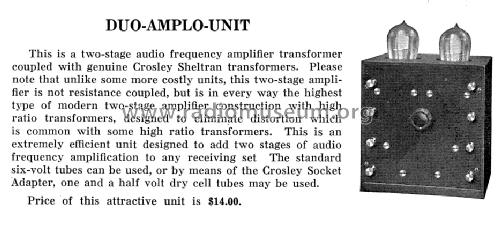 DUO-AMPLO-UNIT ; Crosley Radio Corp.; (ID = 1173036) Verst/Mix