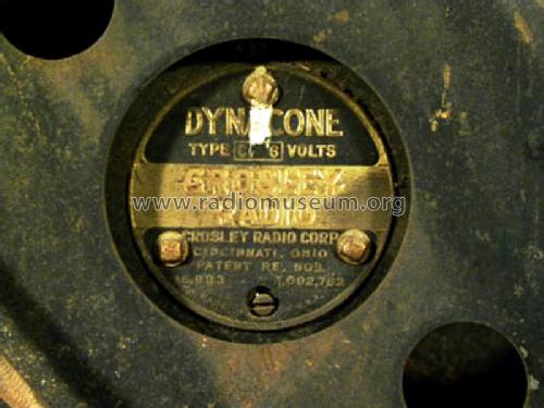 Dynacone C; Crosley Radio Corp.; (ID = 1000338) Speaker-P