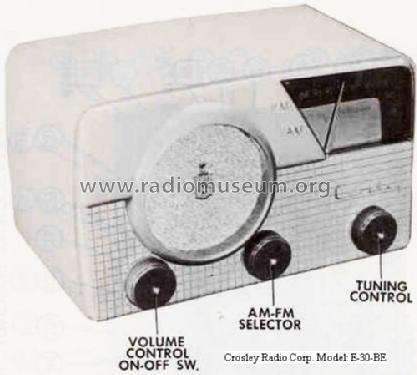 E30BE Ch= 30E 30E1 ; Crosley Radio Corp.; (ID = 193057) Radio