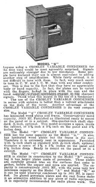 Early 1922 Crosley Radio Products Catalog ; Crosley Radio Corp.; (ID = 1154978) Paper