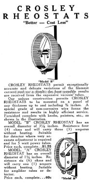 Early 1922 Crosley Radio Products Catalog ; Crosley Radio Corp.; (ID = 1154986) Paper