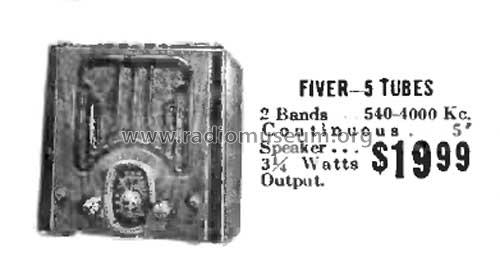 Fiver 516 516-BF; Crosley Radio Corp.; (ID = 1717237) Radio