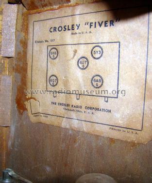 Fiver 517 ; Crosley Radio Corp.; (ID = 1379217) Radio