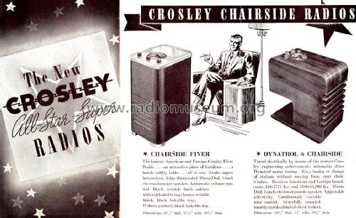 Fiver Chairside 567-M; Crosley Radio Corp.; (ID = 1364917) Radio