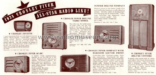 Fiver DeLuxe Ch= 517; Crosley Radio Corp.; (ID = 1364943) Radio