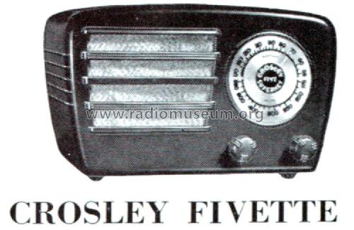 Fivette ; Crosley Radio Corp.; (ID = 1364946) Radio