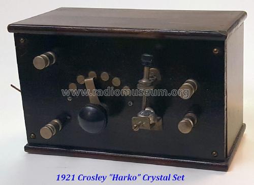 Harko Radio Receiver also called Radiator; Crosley Radio Corp.; (ID = 2292289) Cristallo