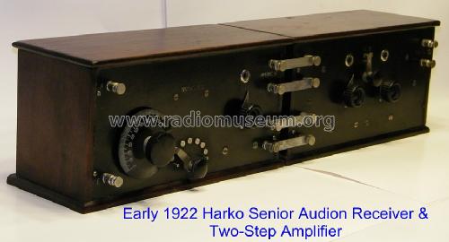 Harko Senior Audion Receiver + Two-Step Amplifier Combination; Crosley Radio Corp.; (ID = 1199651) Radio