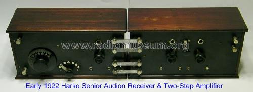 Harko Senior Audion Receiver + Two-Step Amplifier Combination; Crosley Radio Corp.; (ID = 1199652) Radio