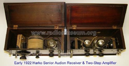 Harko Senior Audion Receiver + Two-Step Amplifier Combination; Crosley Radio Corp.; (ID = 1199654) Radio