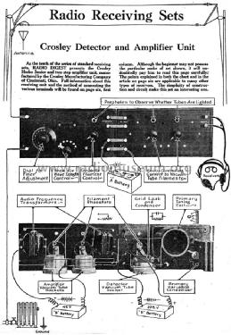 Harko Senior Audion Receiver + Two-Step Amplifier Combination; Crosley Radio Corp.; (ID = 1440563) Radio