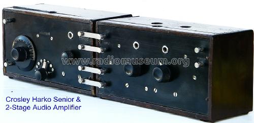 Harko Senior V + Two-Step Amplifier Combination; Crosley Radio Corp.; (ID = 1199763) Radio