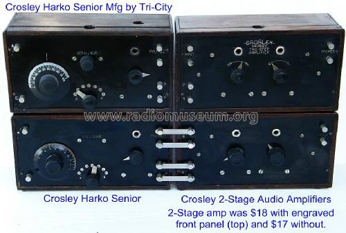 Harko Senior V + Two-Step Amplifier Combination; Crosley Radio Corp.; (ID = 1199767) Radio