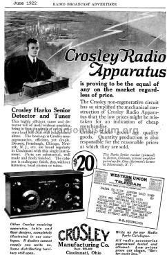 Harko Sr. V ; Crosley Radio Corp.; (ID = 1184123) Radio