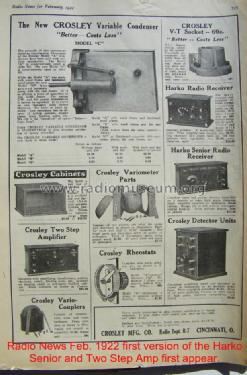 Two-Stage A.F. Amplifier 2-Step A.F.Amp.; Crosley Radio Corp.; (ID = 820311) Ampl/Mixer