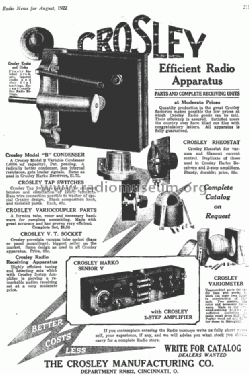 Harko Senior V + Two-Step Amplifier Combination; Crosley Radio Corp.; (ID = 834223) Radio